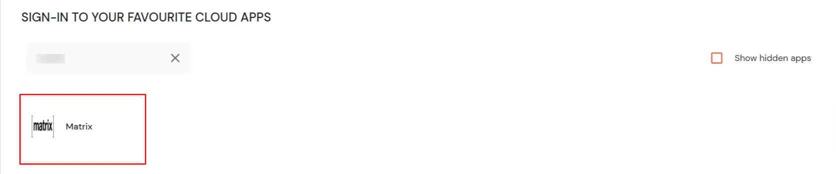 Matrix Single Sign-On (SSO) verify configuration