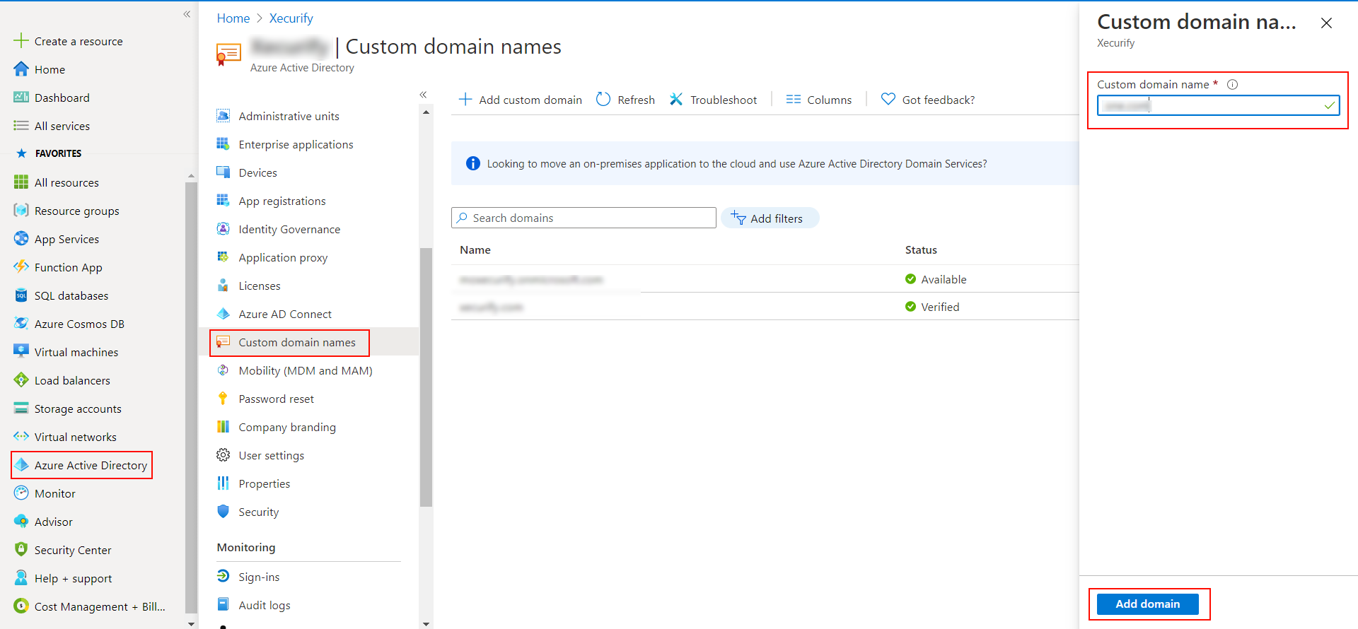 Dynamics 365 Single Sign-On (SSO) Add custom domain