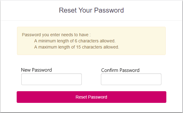 mingle sso reset password