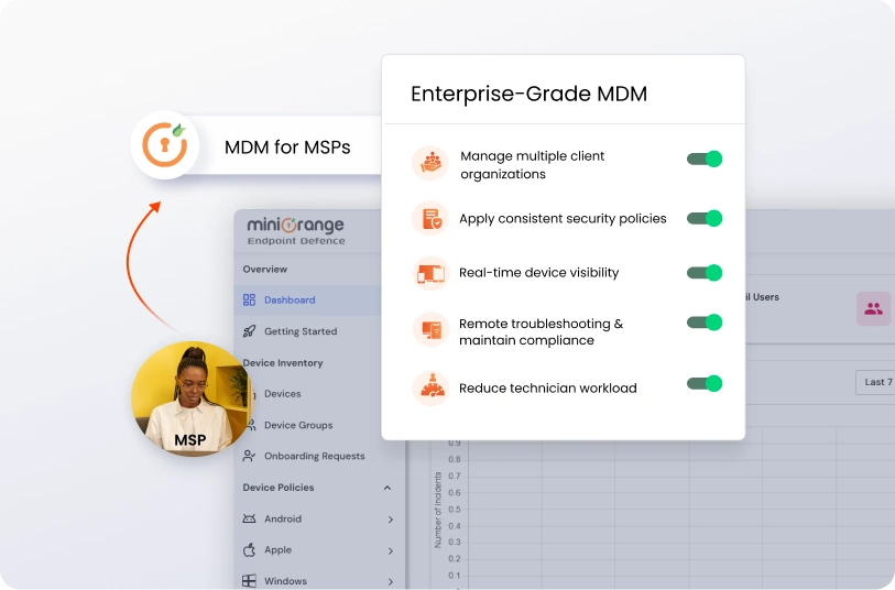 mobile device management for msp