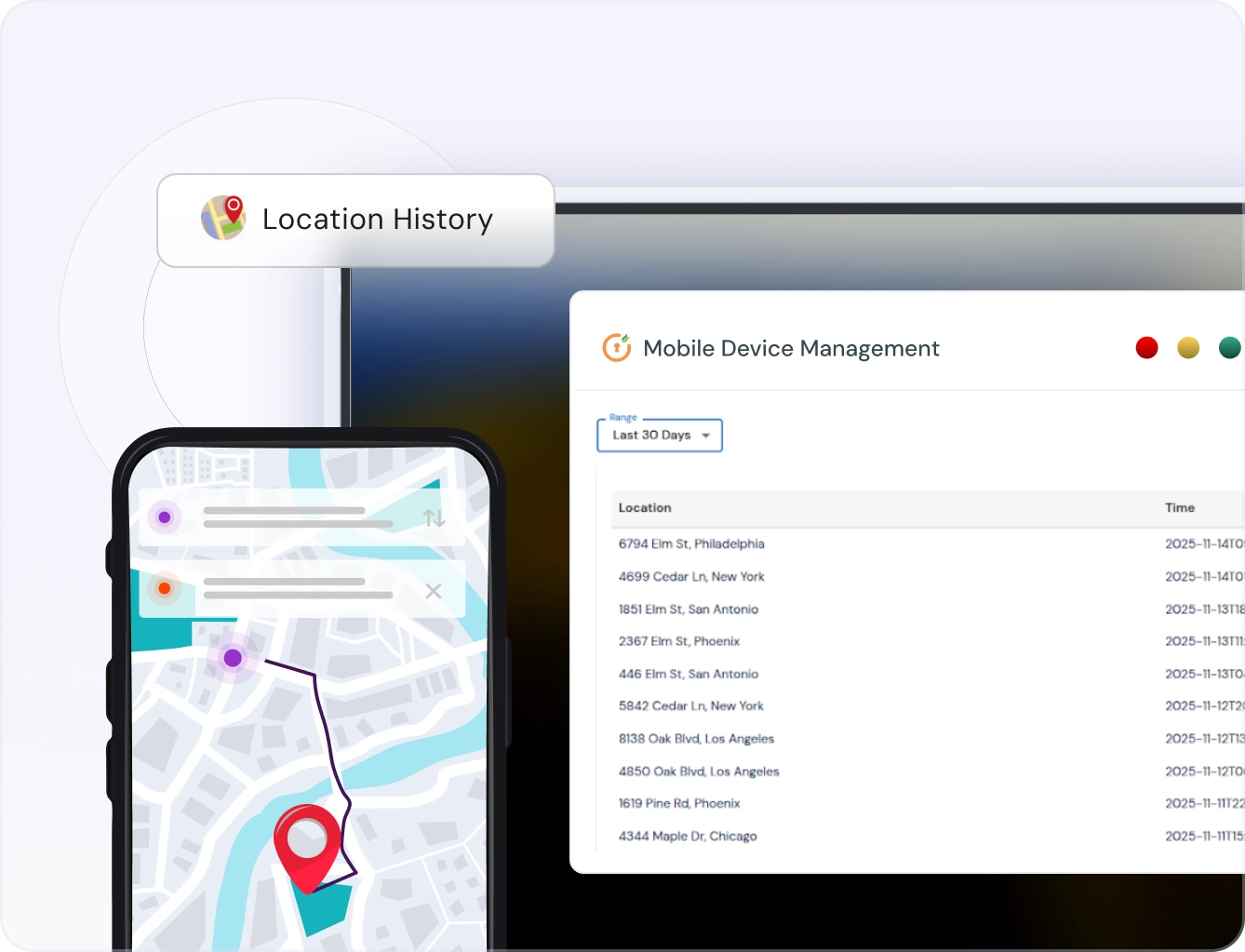 mdm location tracking