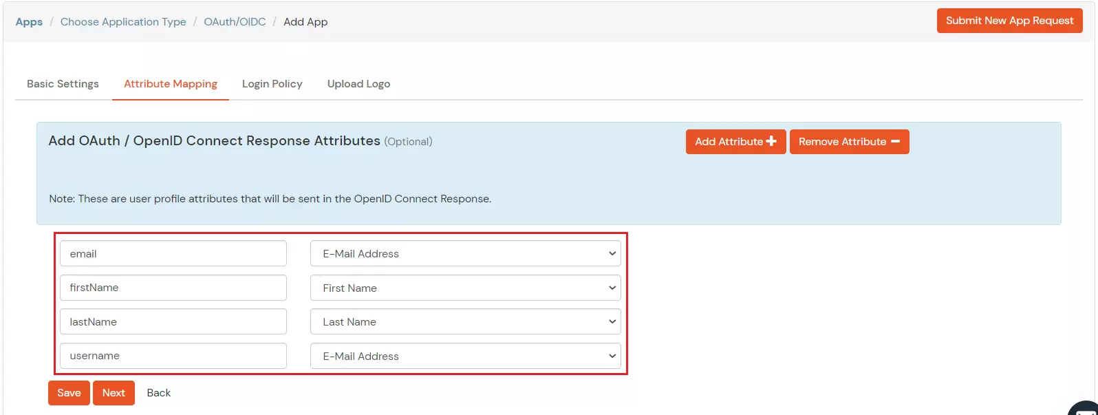 MyHub Single Sign-On (SSO) - Attribute Mapping