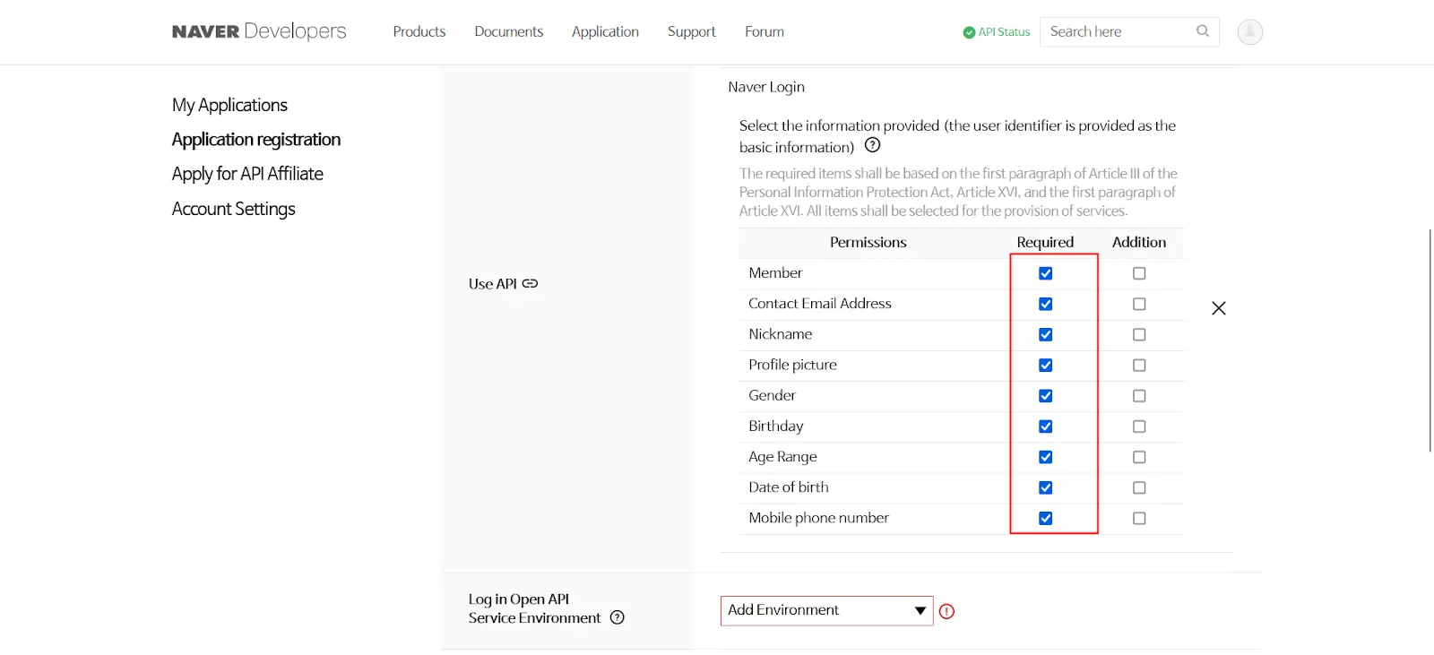 Naver as IDP: Select all authorities