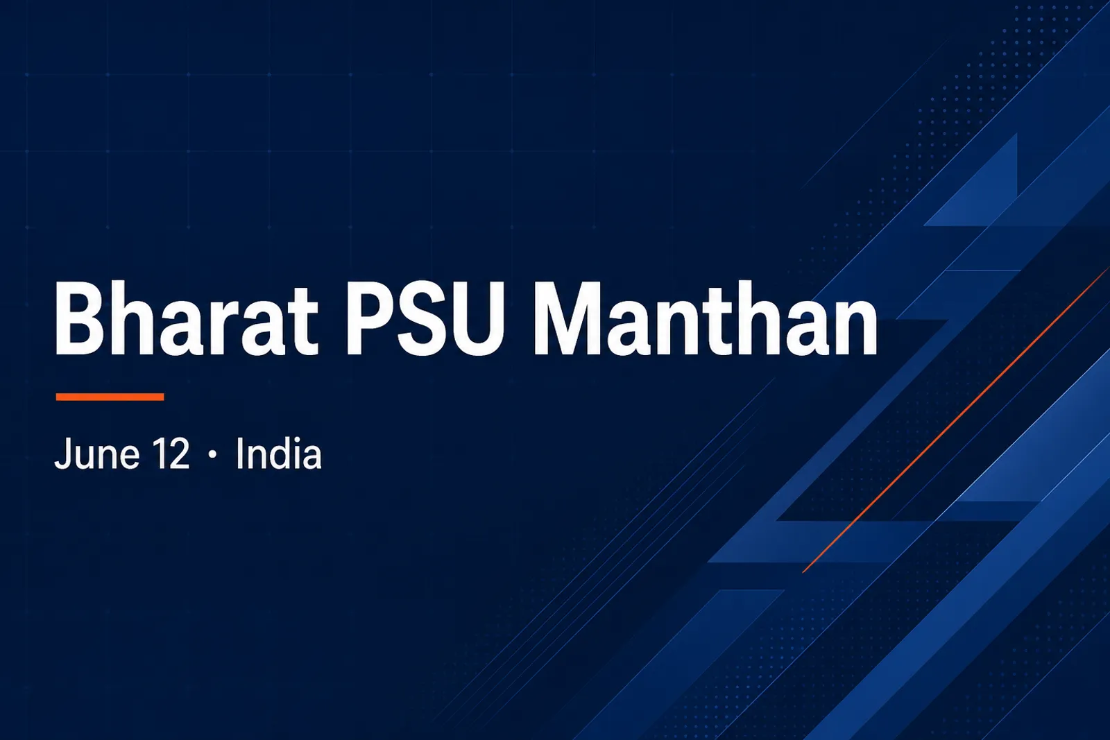 Bharat PSU Manthan 2026