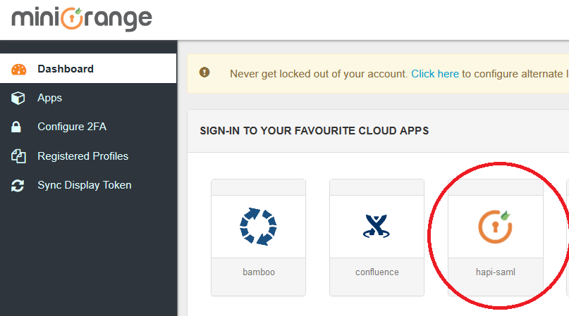 Single Sign On (sso) nodejs sso log in to miniorange