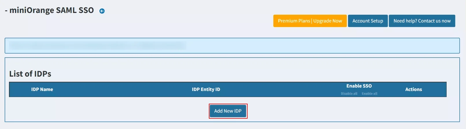 nopcommerce Single Sign On (SSO) service provider Click on Add New IdP