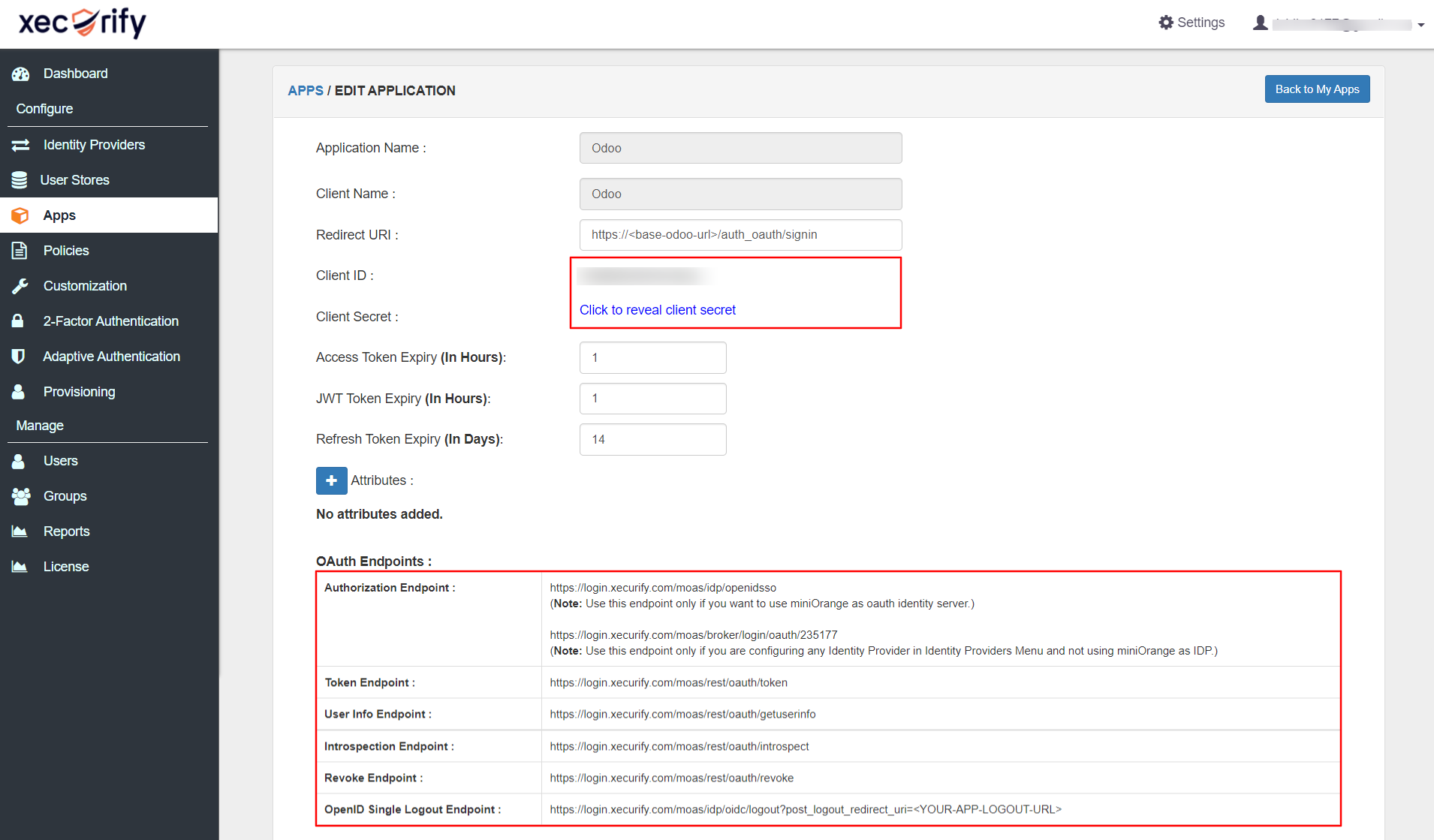 Single Sign-On (sso) for Odoo