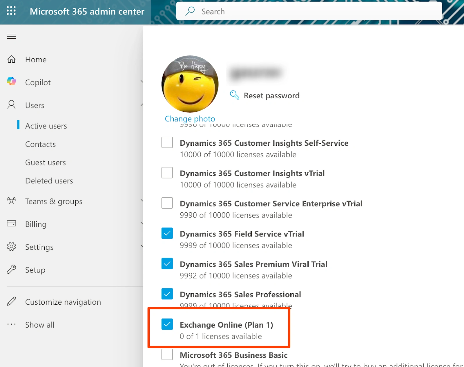 Exchange Online License