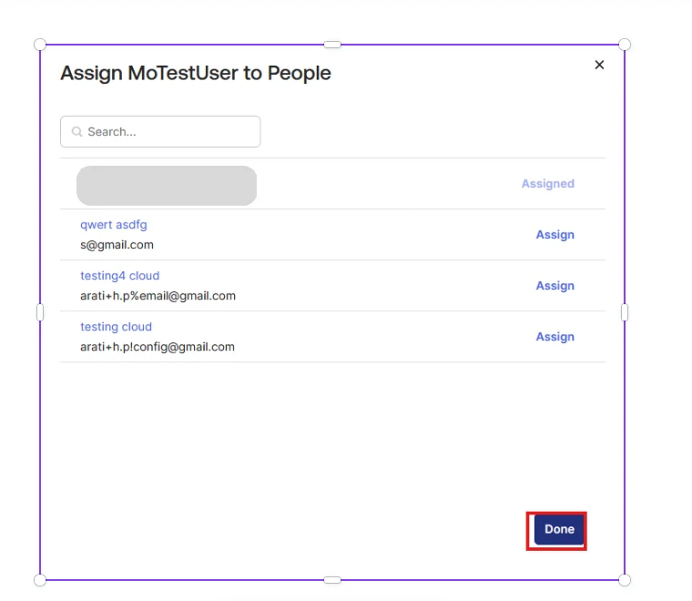 BigCommerce BigCommerce as SAML IDP: Click Done