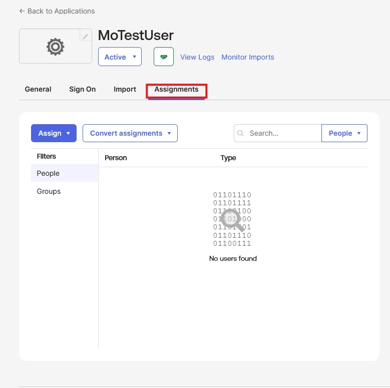 BigCommerce BigCommerce as SAML IDP: Go to Assignment