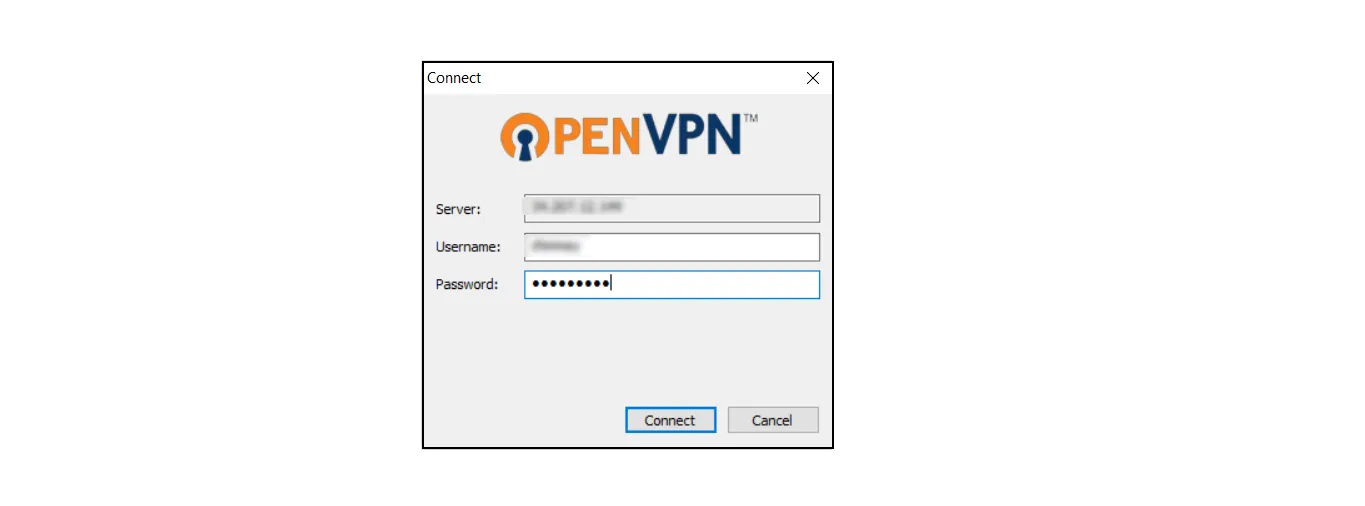Authentification multifacteur (MFA/2FA) pour OpenVPN Entrez le mot de passe du nom d'utilisateur AD et connectez-vous au VPN