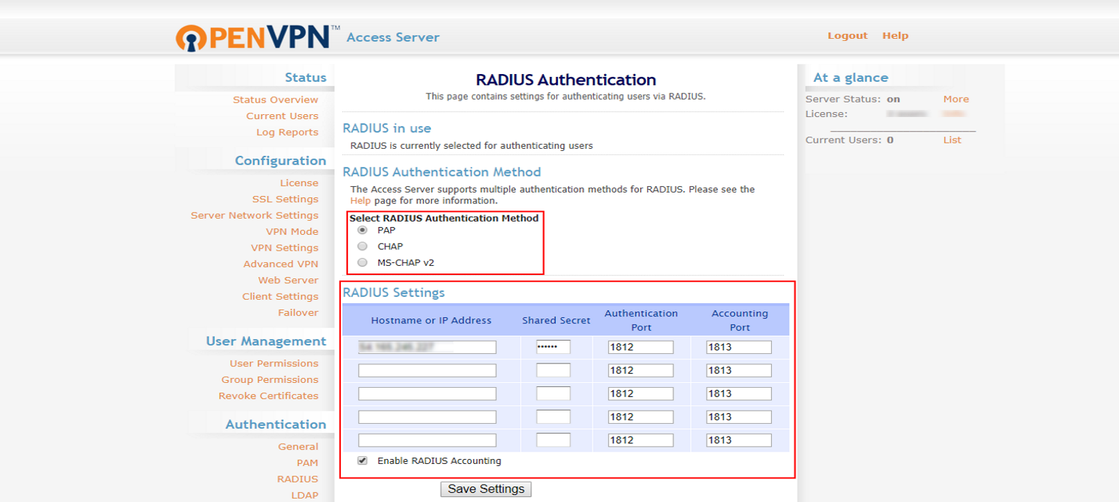 Multi-Factor authentication (MFA/2FA) for OpenVPN configure IP and Shared Secret