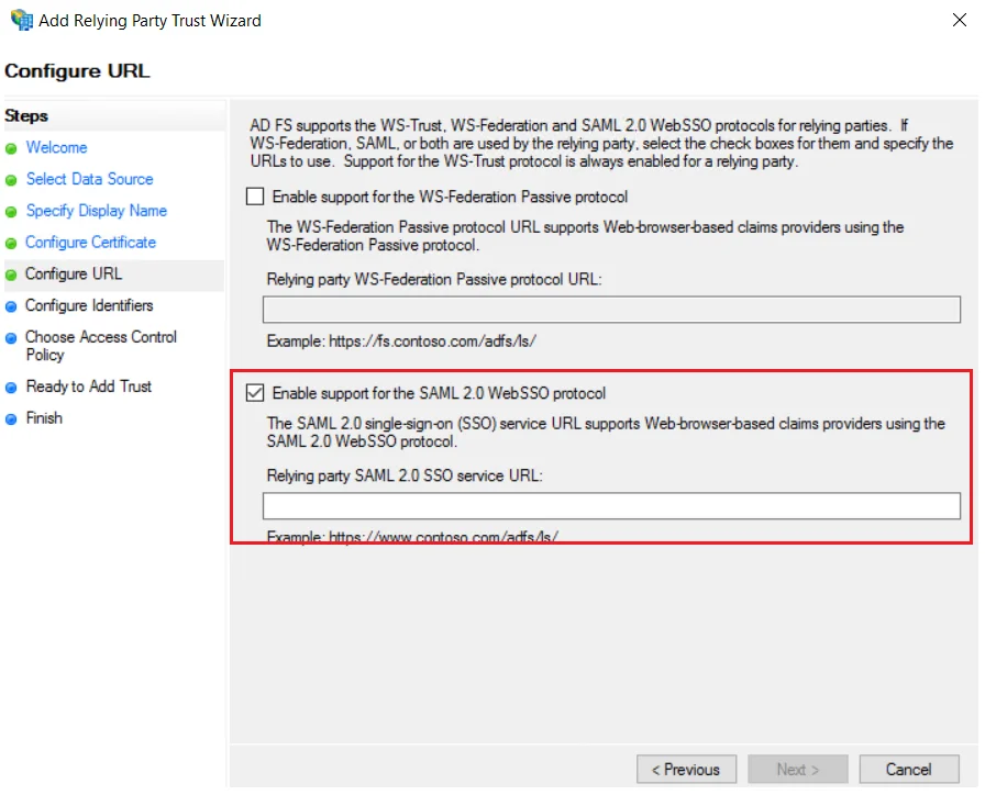 Enable SAML SSO Protocol to login with ADFS for Oracle EBS SSO