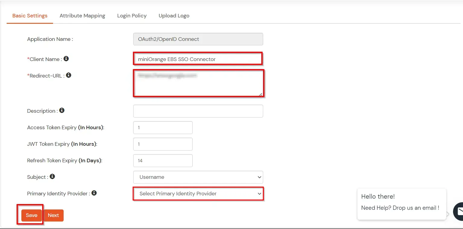 Oracle EBS shibboleth SSO : Submit Configuration Details 