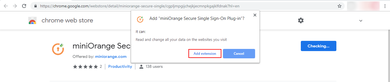 Pacer single sign on SSO App configuration, Add Chrome Extesnsion