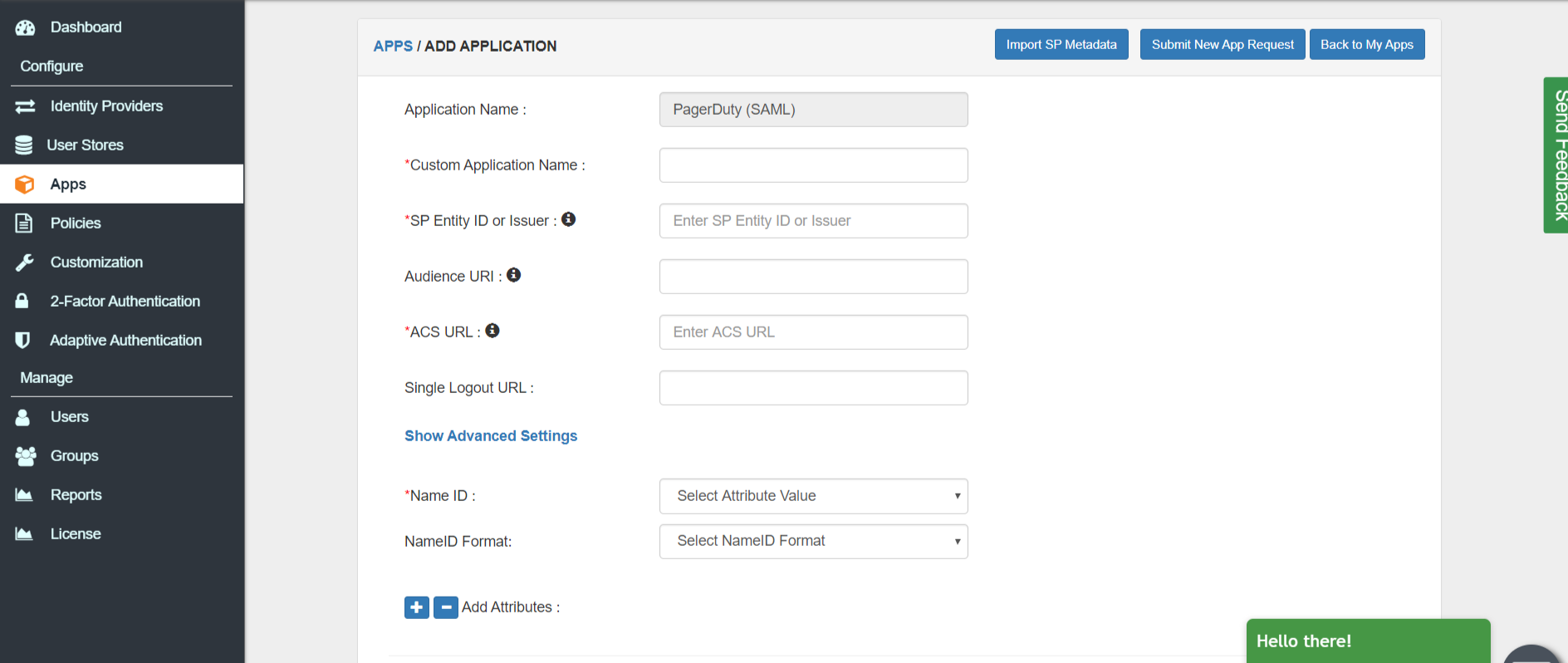 pagerduty sso configuration steps