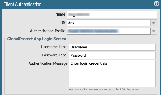 MFA 2FA two-factor authentication for Palo Alto Networks