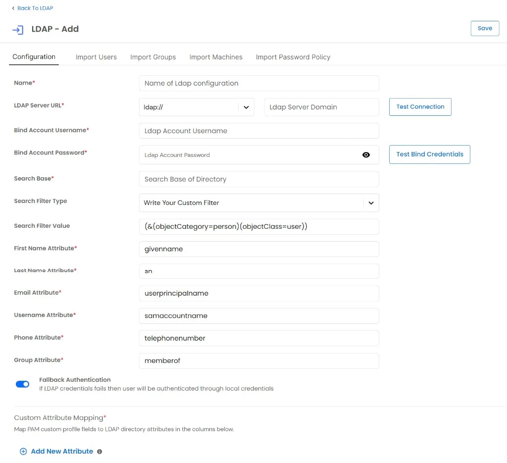 Import Users from AD - attribute mapping