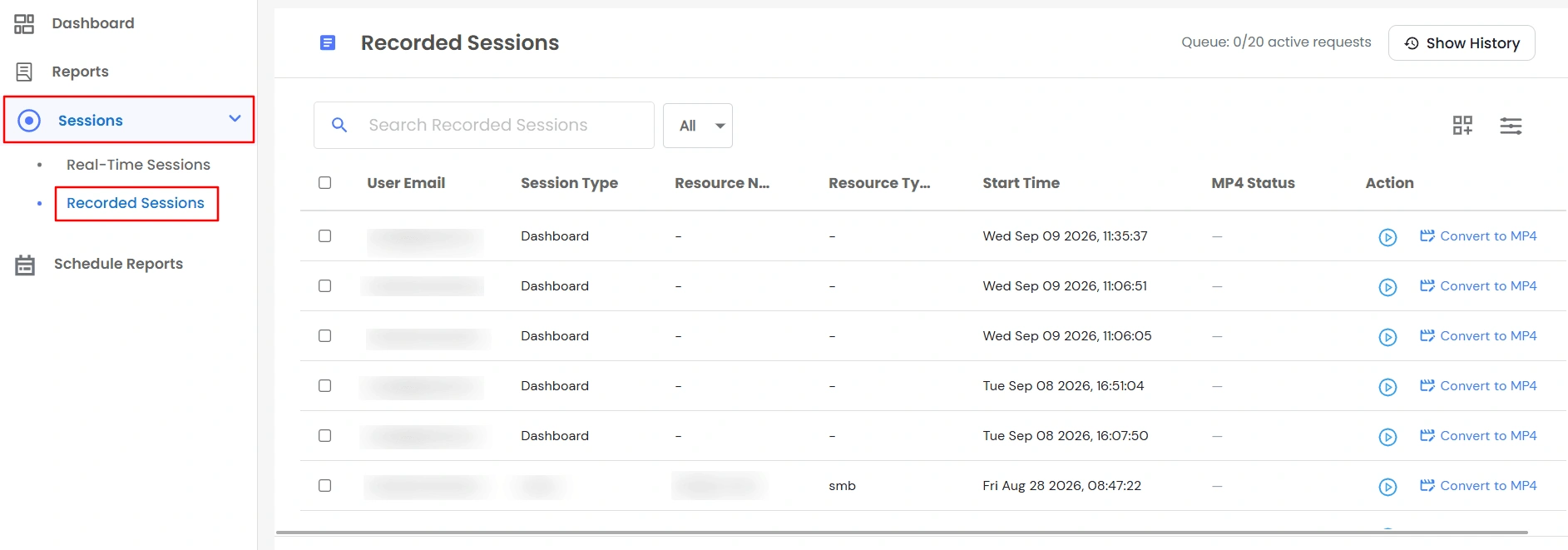 Privileged Access Management Admin Handbook: Sessions then Recorded Sessions