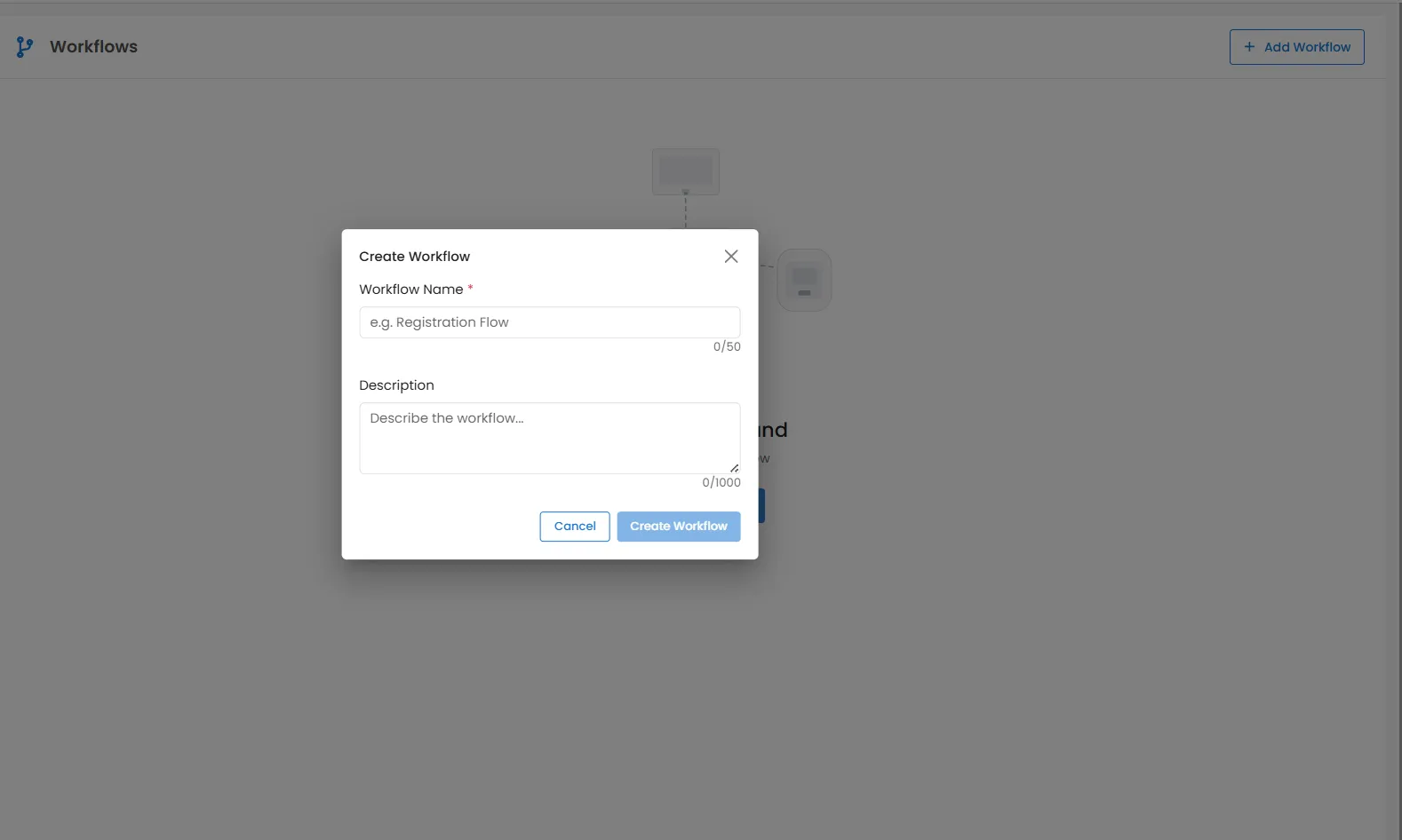 Workflow Automation: Create Workflow
