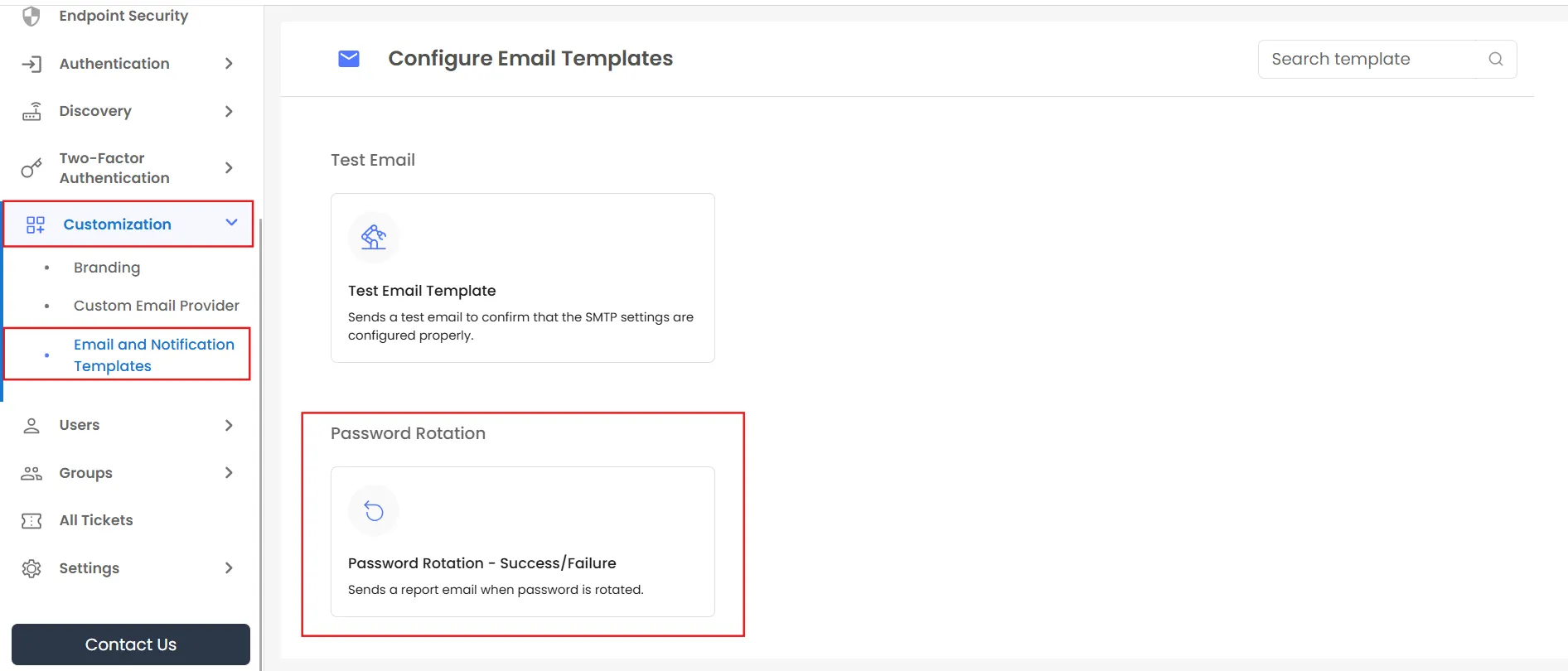 Password Rotation Policy: Email Password Rotation