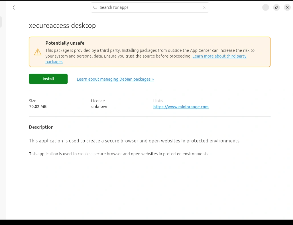 Privileged Access Management Admin Handbook: Installation .deb File