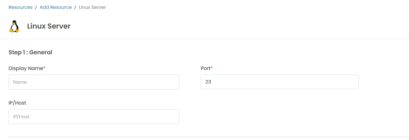 PAM Linux Server General Details