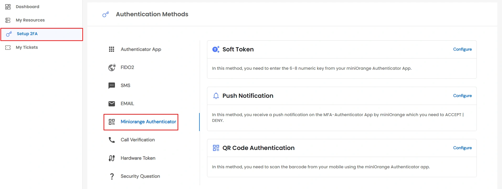 Privileged Access Management Admin Handbook: miniOrange Authenticator QR code setup