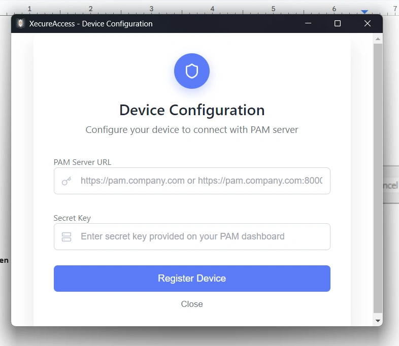 Privileged Access Management Admin Handbook: Open XecureAccess Desktop App