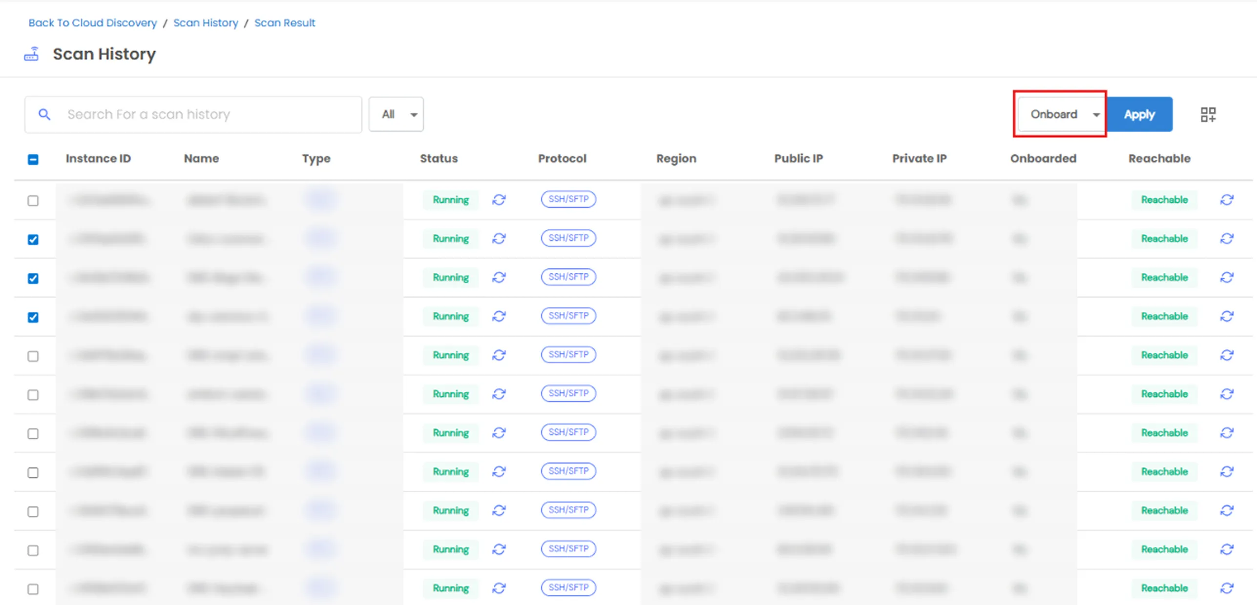 Cloud Discovery: Multiple instances