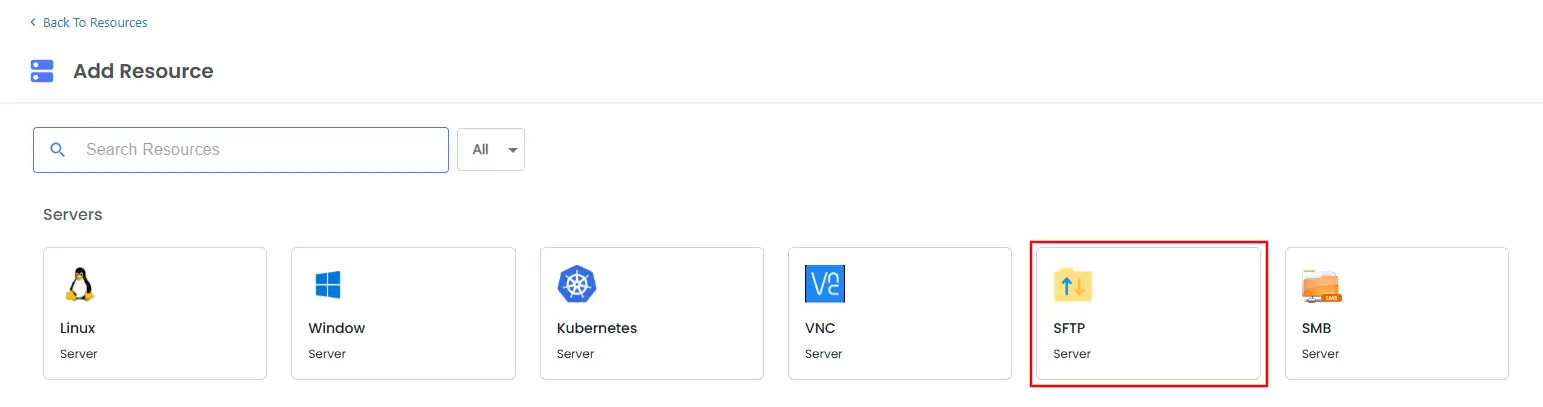 PAM Select SFTP Server
