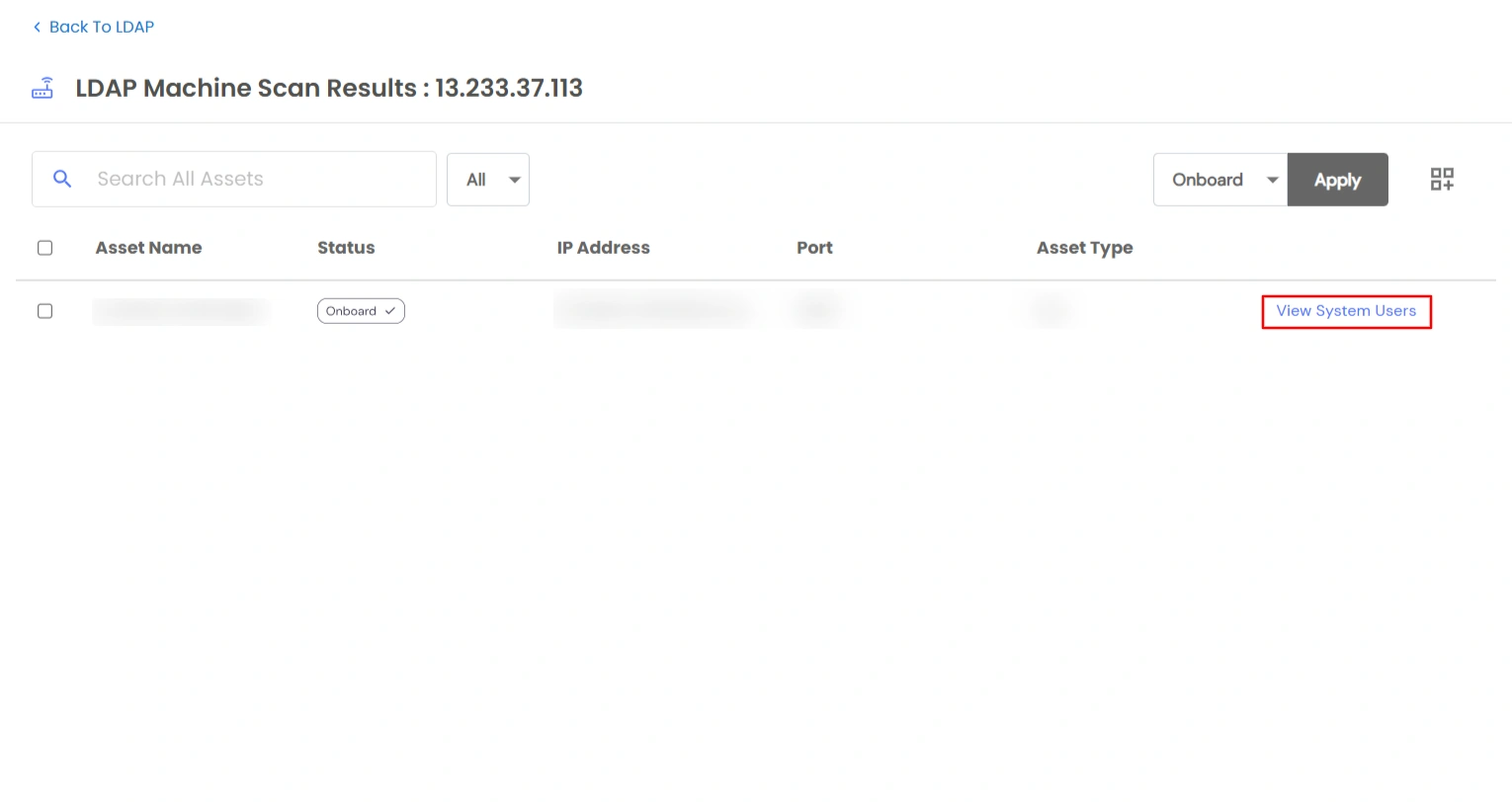 Import Machines from AD - view system users