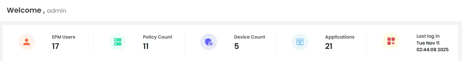 Endpoint Dashboard Highlights