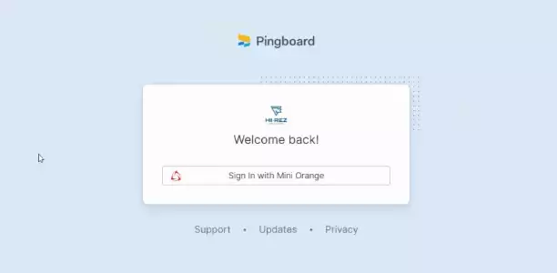 Pingboard Single Sign-On (sso)