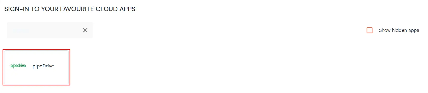 PipeDrive Single Sign-On (SSO) verify configuration