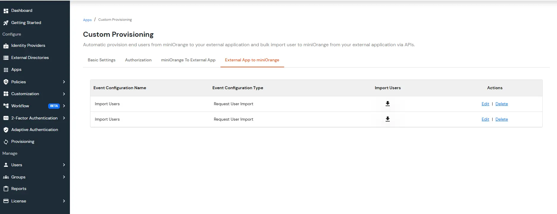 Click Add New Attribute to map additional user attributes for import - import users