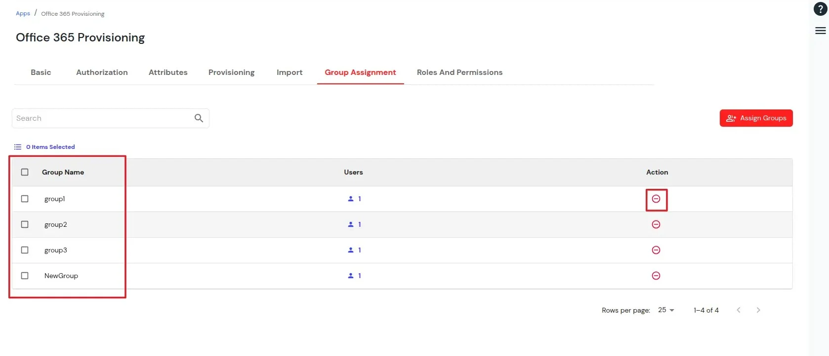 Office 365 provisioning: All Assigned group