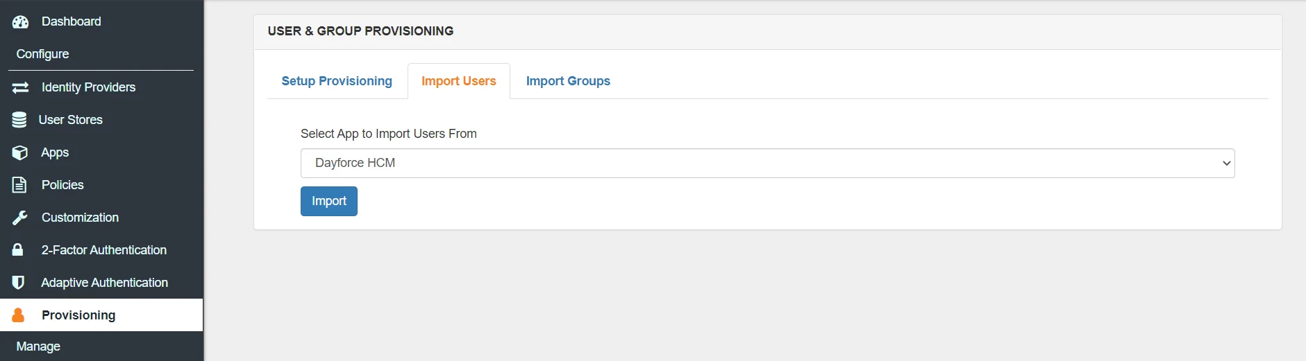 Dayforce HCM Provisioning Import Users 