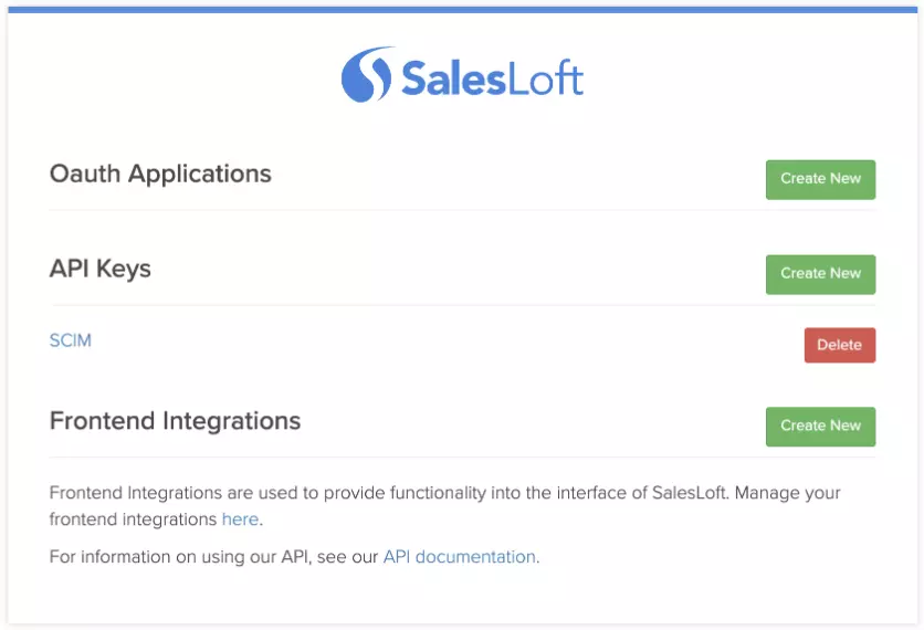 Salesloft SCIM Provisioning