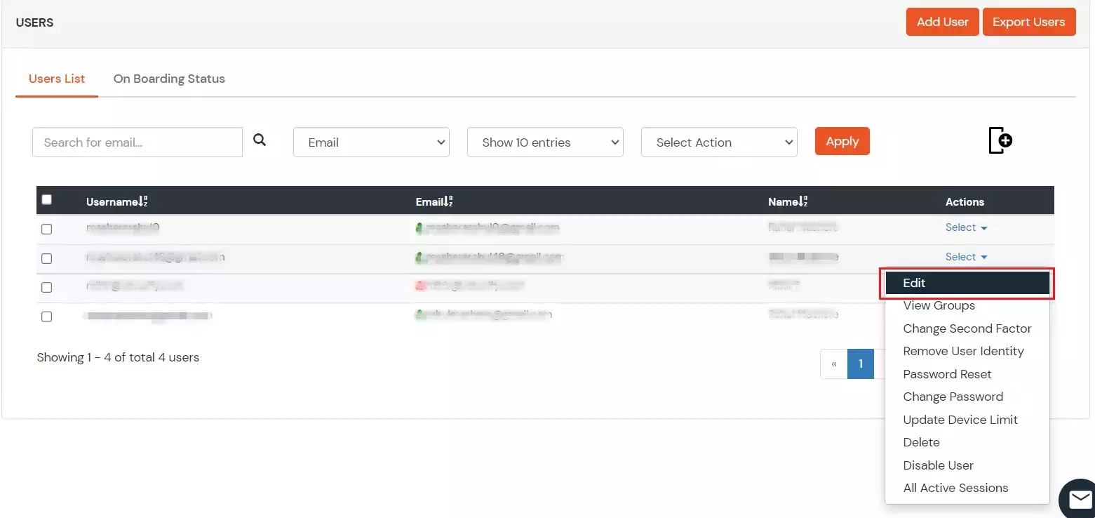 zendesk Provisioning Select Edit User