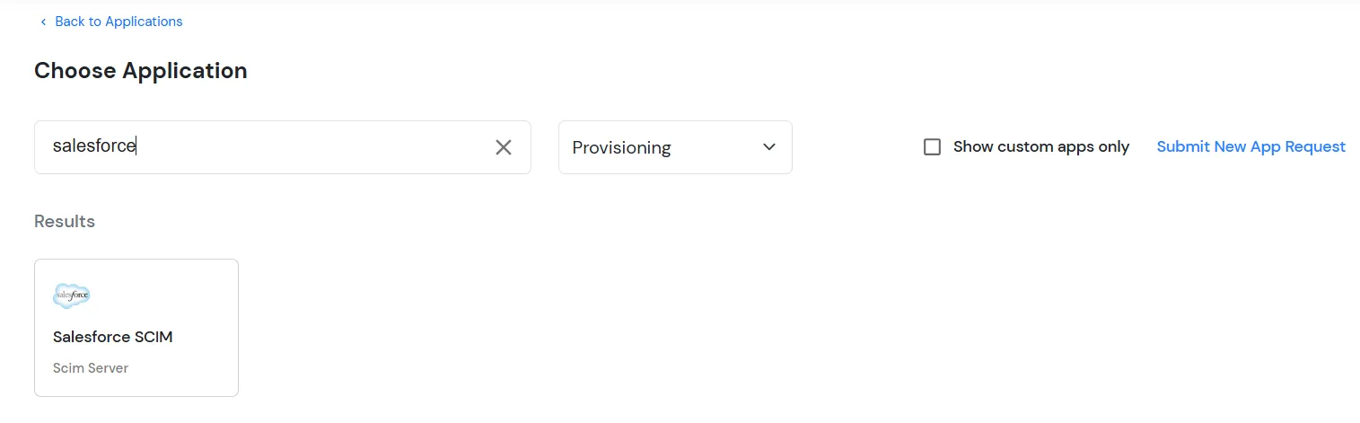 Seleccione Salesforce