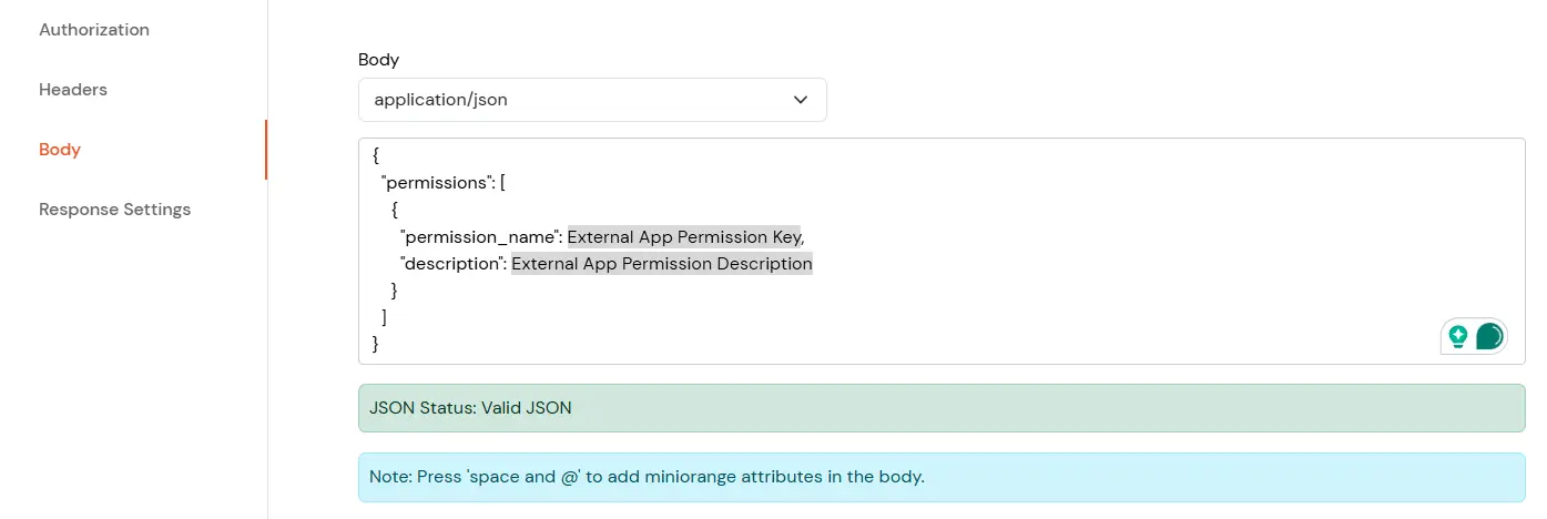 Roles and Permissions APIs: Use Attributes permissions