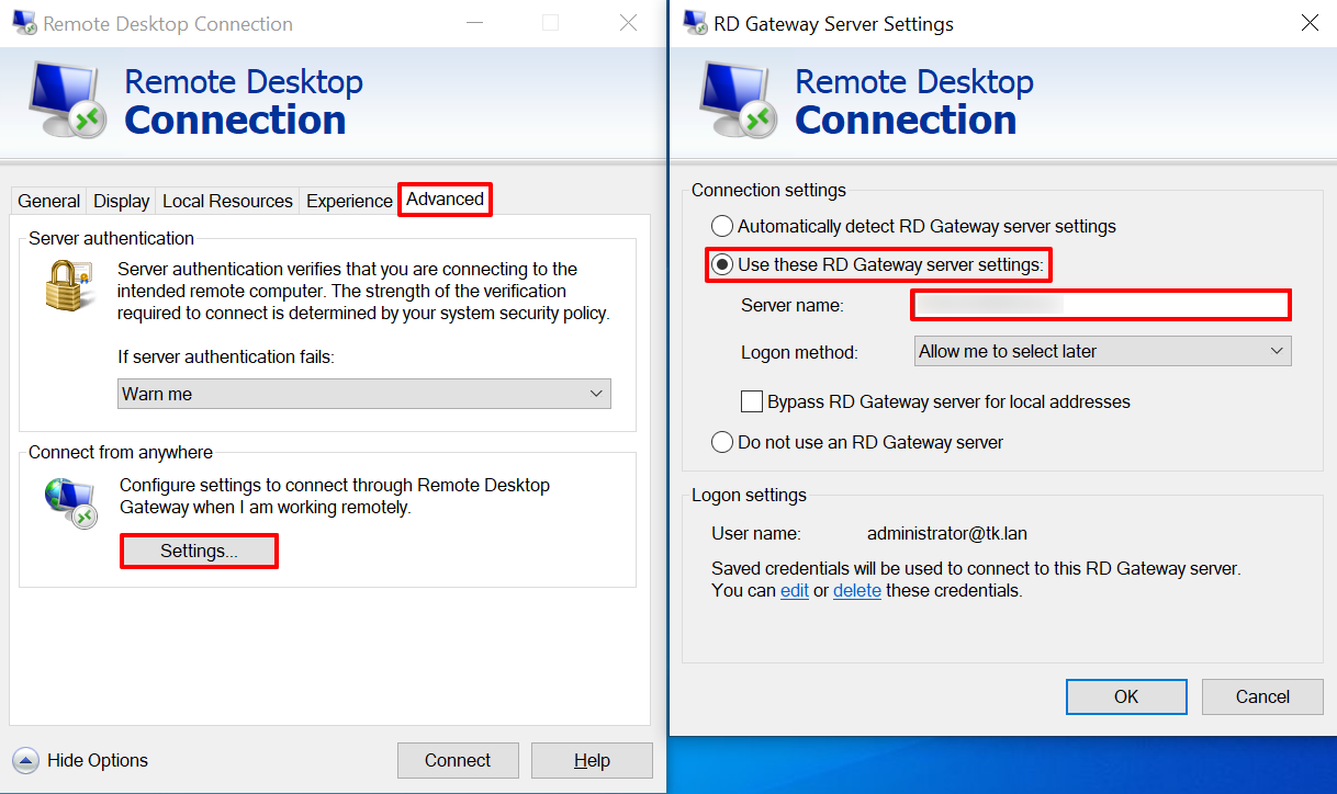 Multi/Two factor authentication for RD Gateway Test