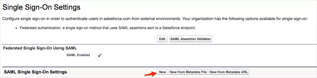 sso salesforce as sp