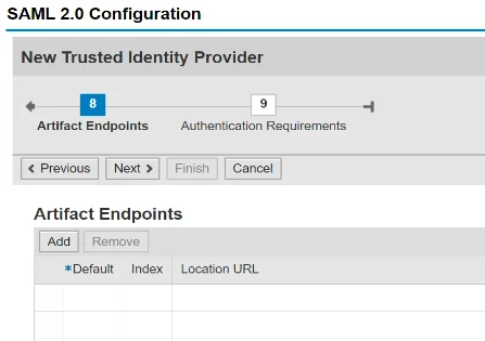 Configure SAP Fiori Single Sign-On (sso): Add miniOrange as a Trusted Provider (Identity Provider) in SAP Fiori (Artifact Endpoints)