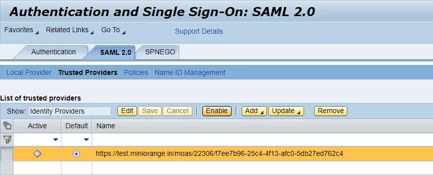 SAP NetWeaver Single Sign On SSO