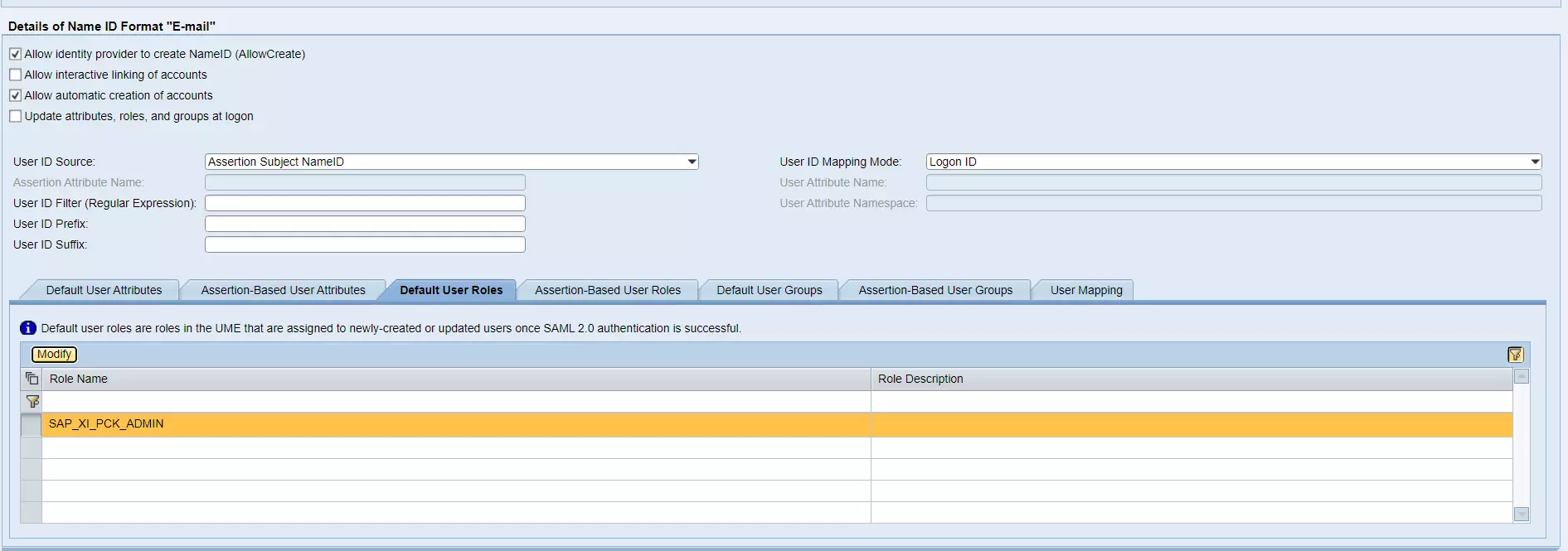 SAP NetWeaver Single Sign On SSO