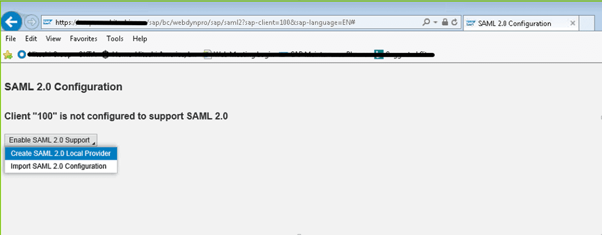 SAP NetWeaver Single Sign On SSO Enable SAML