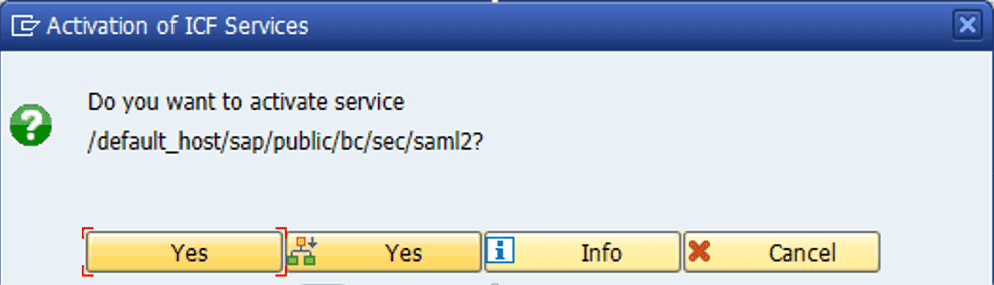SAP NetWeaver Single Sign On SSO Select saml
