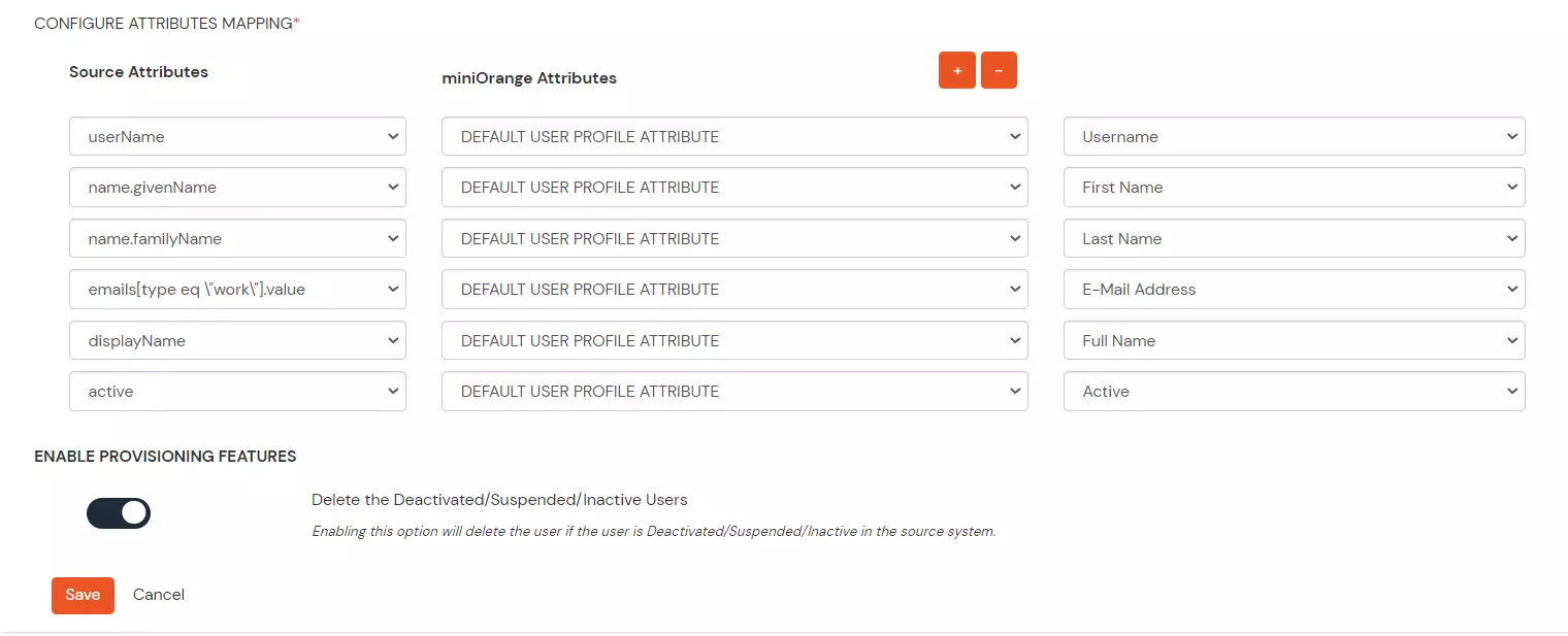 SCIM Provisioning with Azure AD: Configure attribute mapping